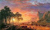 Albert Bierstadt the oregon trail